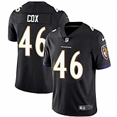 Nike Baltimore Ravens #46 Morgan Cox Black Alternate NFL Vapor Untouchable Limited Jersey,baseball caps,new era cap wholesale,wholesale hats